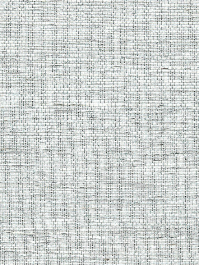 Scalamandre Sisal Metallic Aquamarine Wallpaper