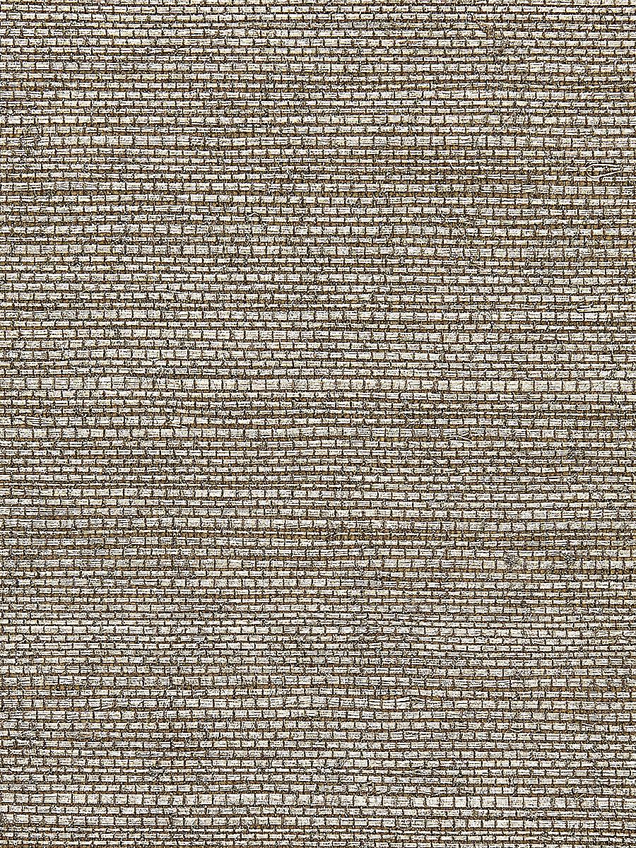 Scalamandre Sisal Metallic Bronze Wallpaper