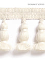 Scalamandre Halsey Onion Fringe Ivory Trim