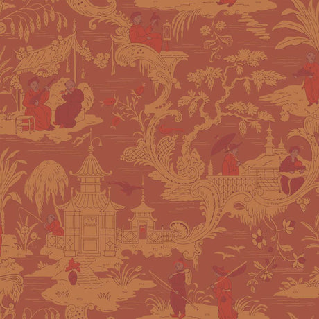 Cole & Son CHINESE TOILE RED Wallpaper