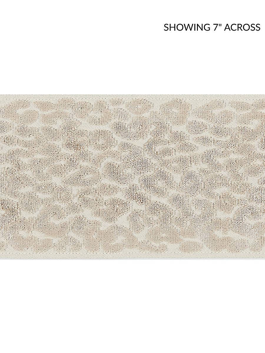 Scalamandre Leopard Velvet Tape Fawn Trim