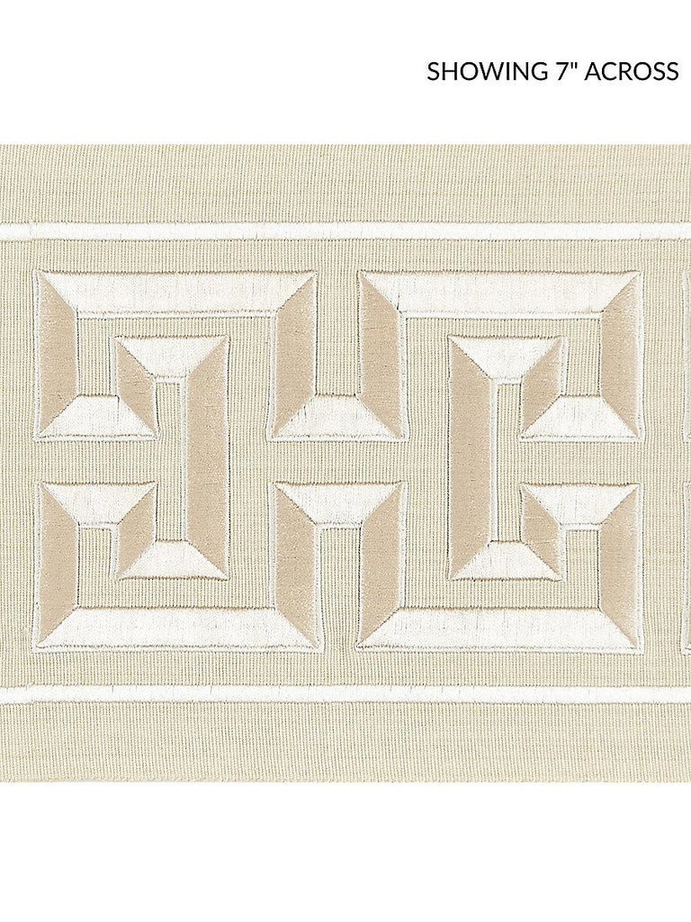 Scalamandre IMPERIAL EMBROIDERED TAPE SAND Trim