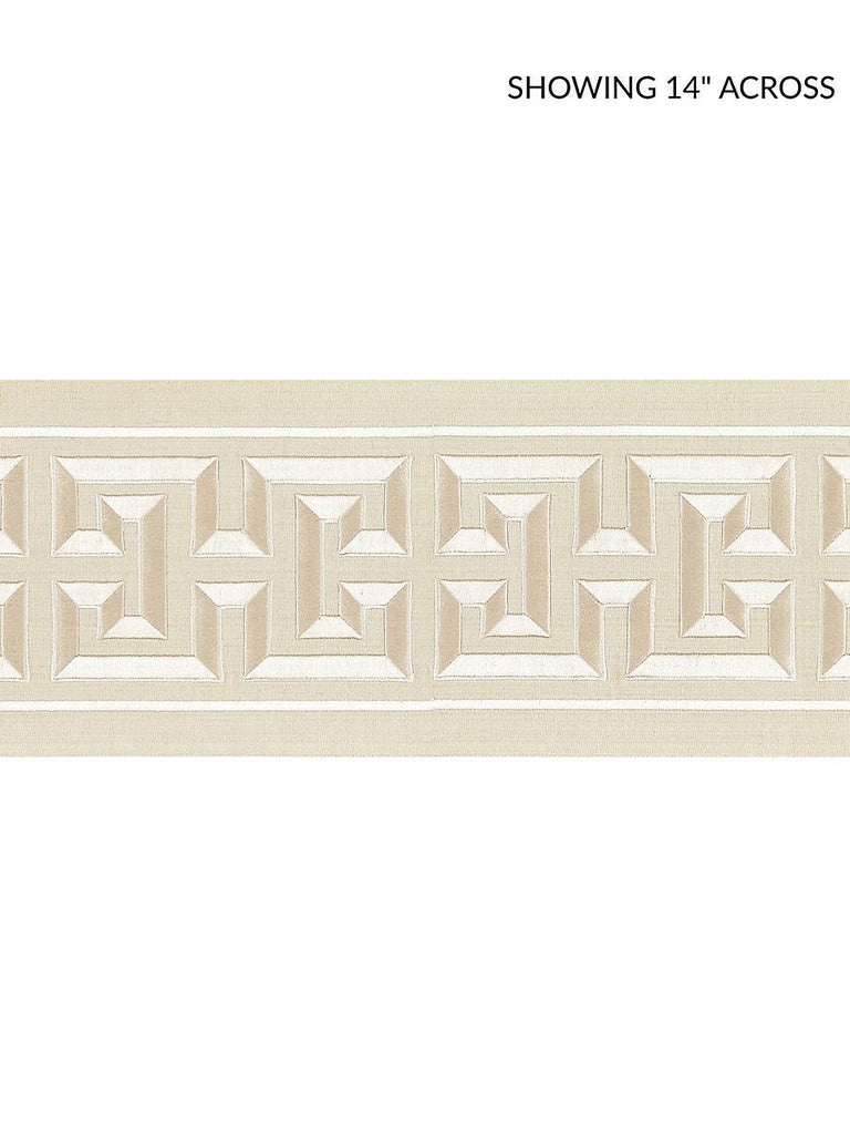 Scalamandre IMPERIAL EMBROIDERED TAPE SAND Trim