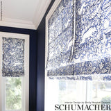 Schumacher Khan'S Park Navy Fabric