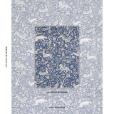Schumacher Khan'S Park Navy Fabric