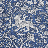 Schumacher Khan'S Park Navy Fabric