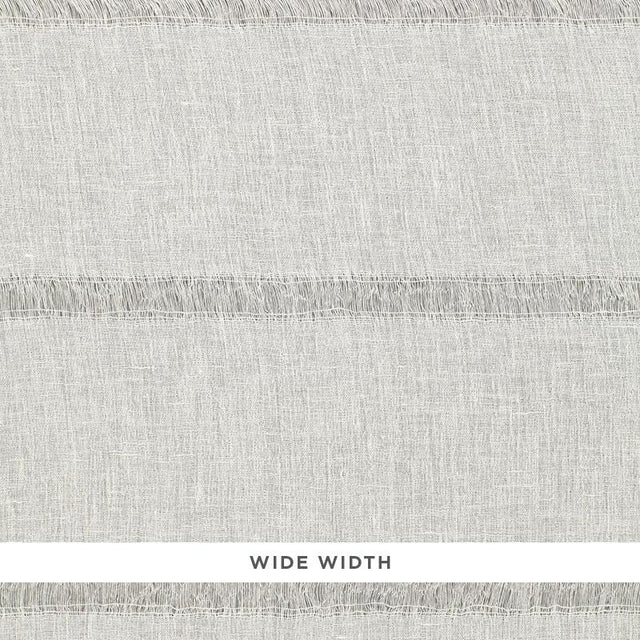 Schumacher High Tide Sheer Eggshell Fabric