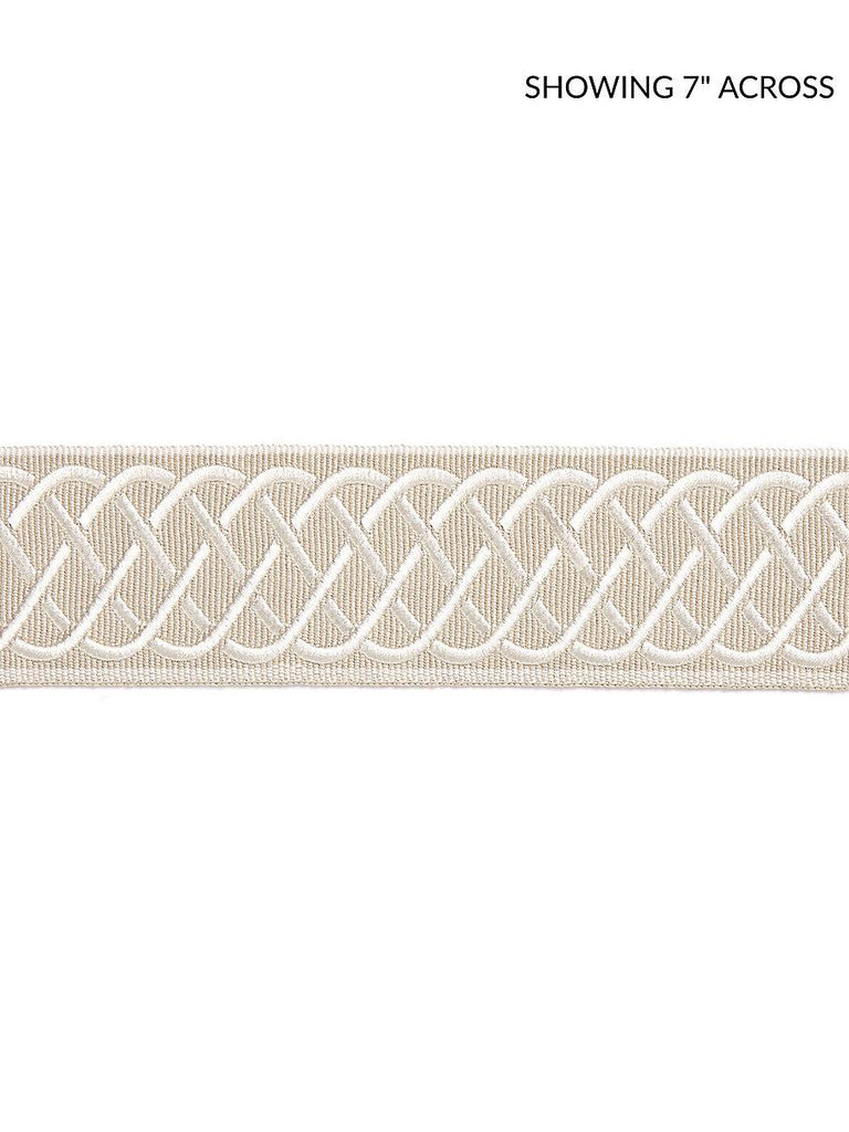 Scalamandre HELIX EMBROIDERED TAPE LINEN Trim