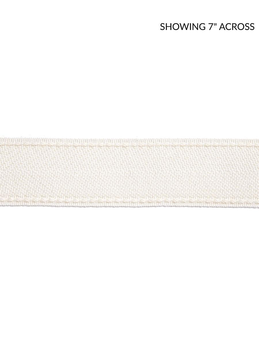Scalamandre Montauk Herringbone Tape Snow Trim