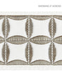 Scalamandre Fiori Embroidered Tape Platinum Trim