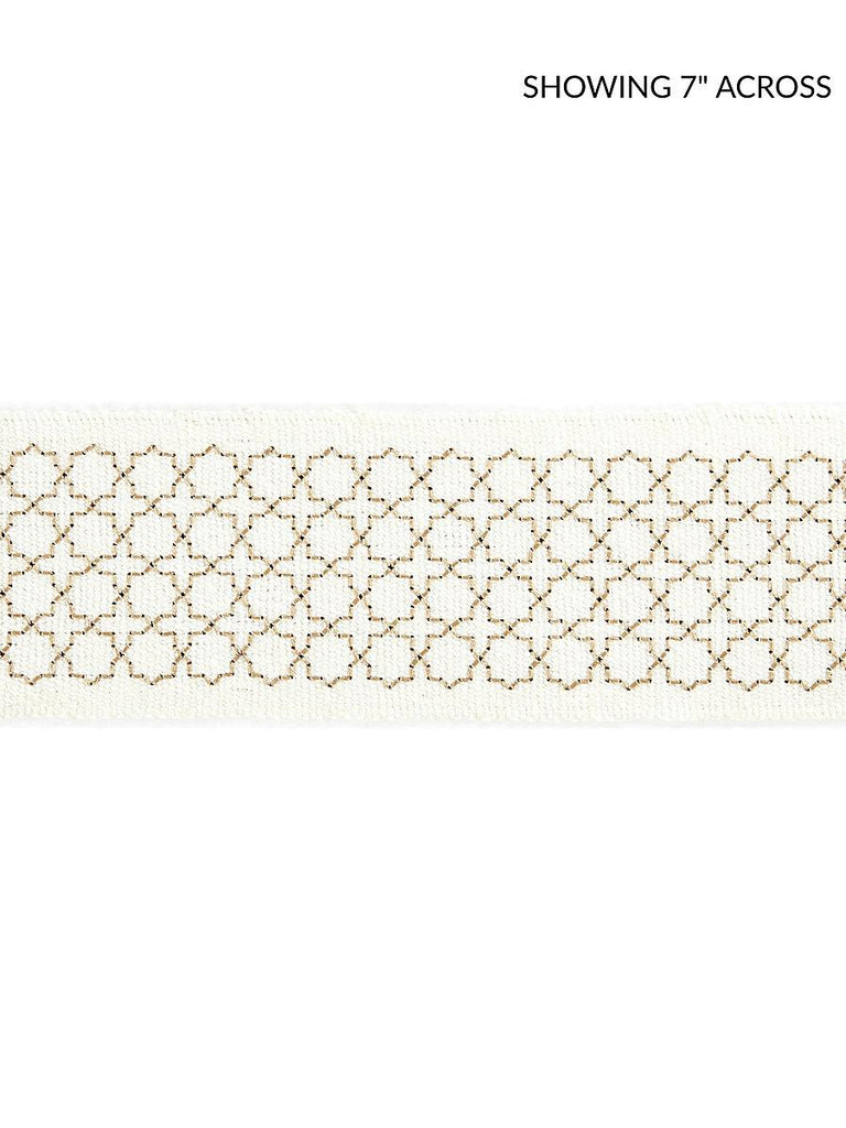 Scalamandre SEVILLE EMBROIDERED TAPE IVORY Trim