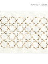 Scalamandre Seville Embroidered Tape Ivory Trim