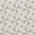 Schumacher Baroque Cutwork Natural Fabric