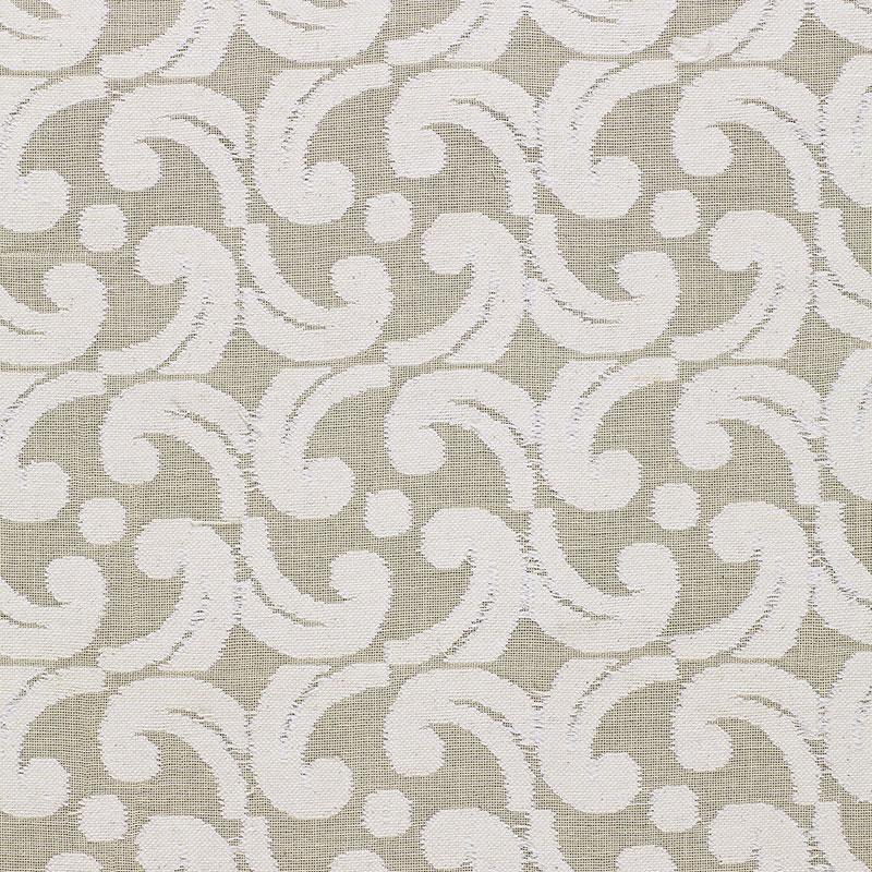 Schumacher Baroque Cutwork Natural Fabric