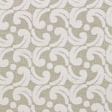 Schumacher Baroque Cutwork Natural Fabric