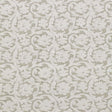 Schumacher Floral Cutwork Casement Natural Fabric