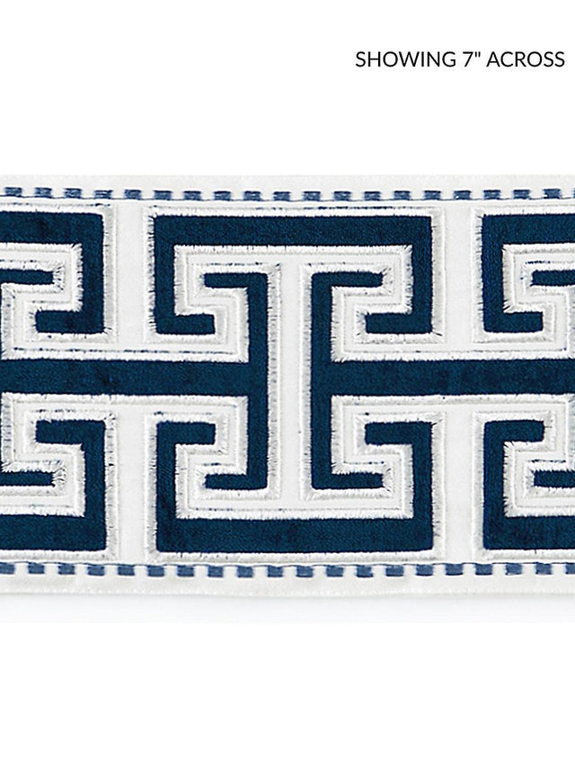 Scalamandre Luxor Velvet Tape Porcelain Trim