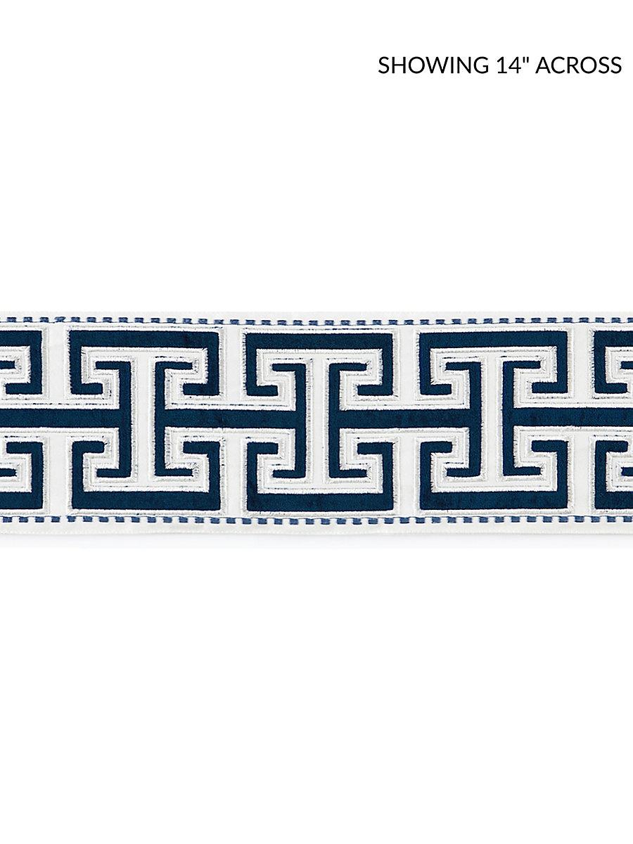 Scalamandre Luxor Velvet Tape Porcelain Trim