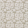 Schumacher Vine Cutwork Casement Natural Fabric