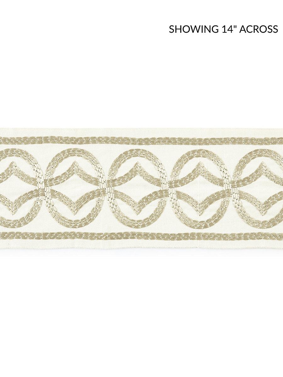 Scalamandre Athena Embroidered Tape Sand Trim