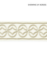 Scalamandre Athena Embroidered Tape Sand Trim