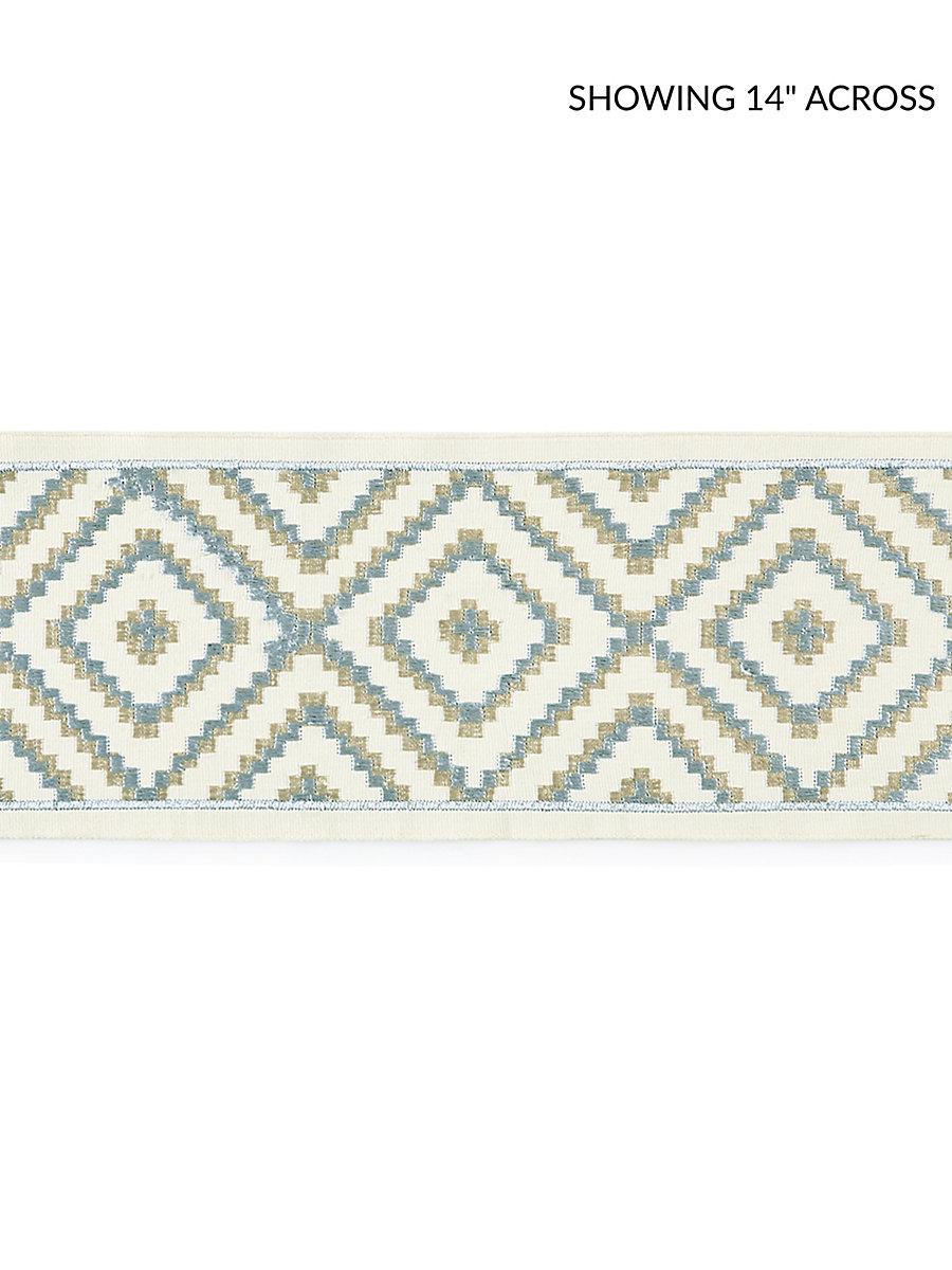 Scalamandre Medina Embroidered Tape Mineral Trim