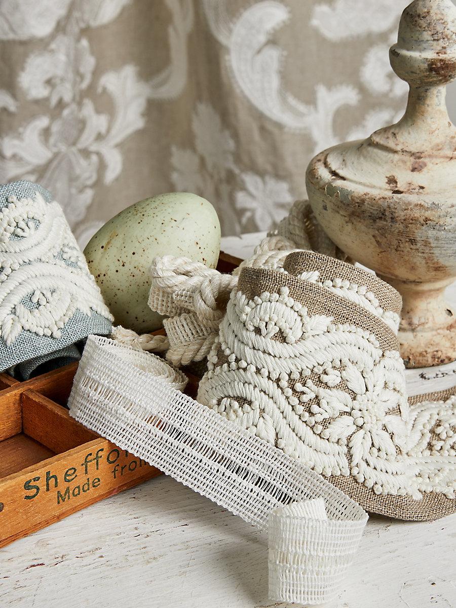 Scalamandre Kalle Linen Tape Blanc Trim