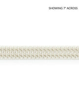 Scalamandre Kaarina Linen Braid Blanc Trim