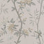 G P & J Baker PEONY & BLOSSOM DOVE/SILVER Wallpaper
