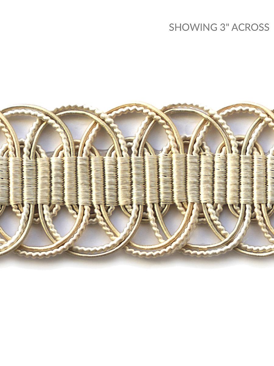 Scalamandre Le Mans Linen Whites Trim