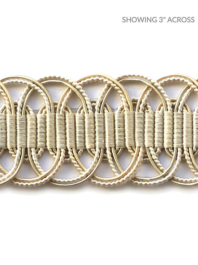 Scalamandre Le Mans Linen Whites Trim