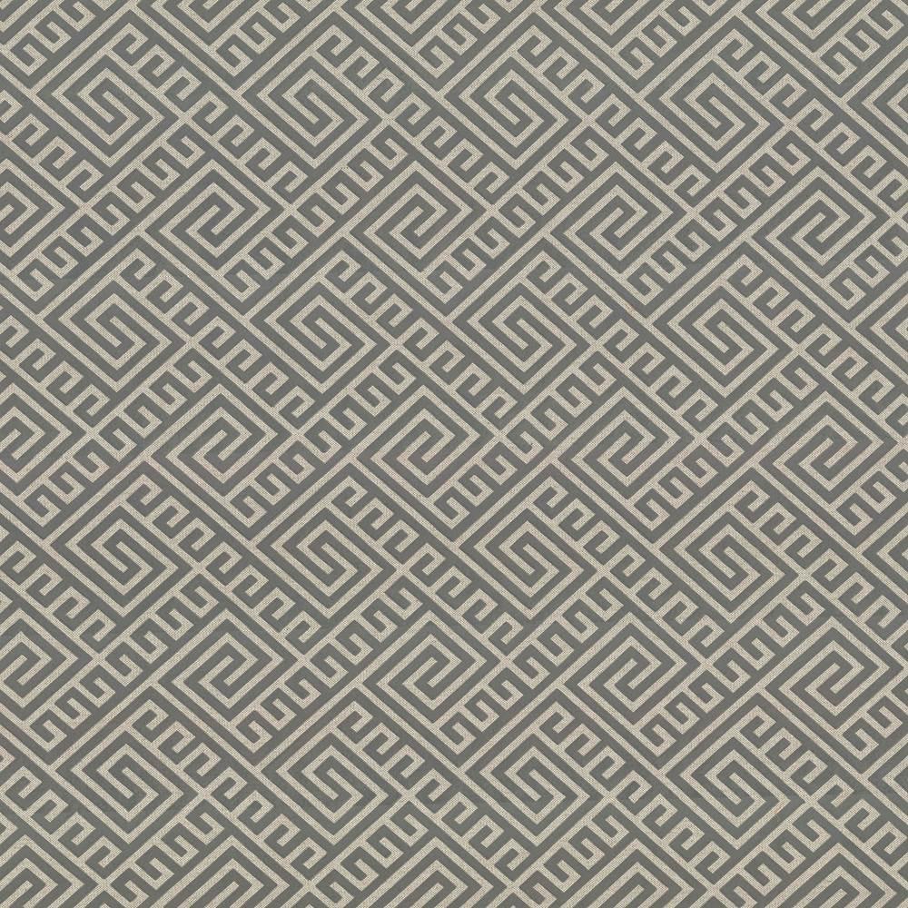 Kasmir Sancai Fret Grey Fabric