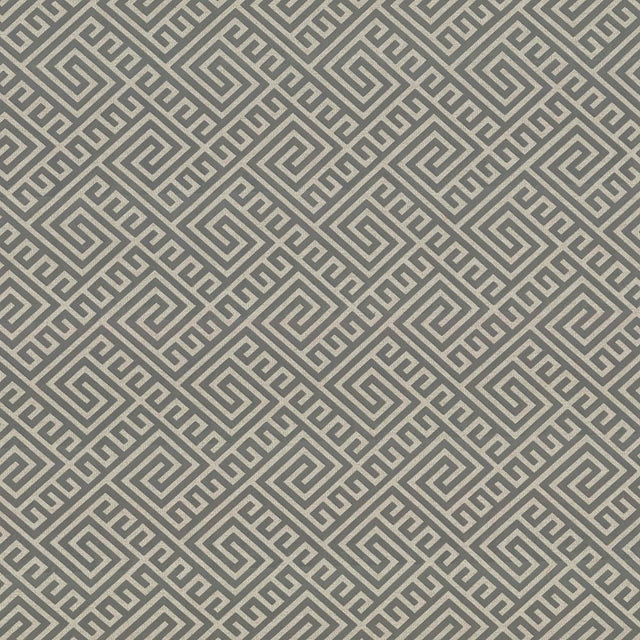 Kasmir Sancai Fret Grey Fabric