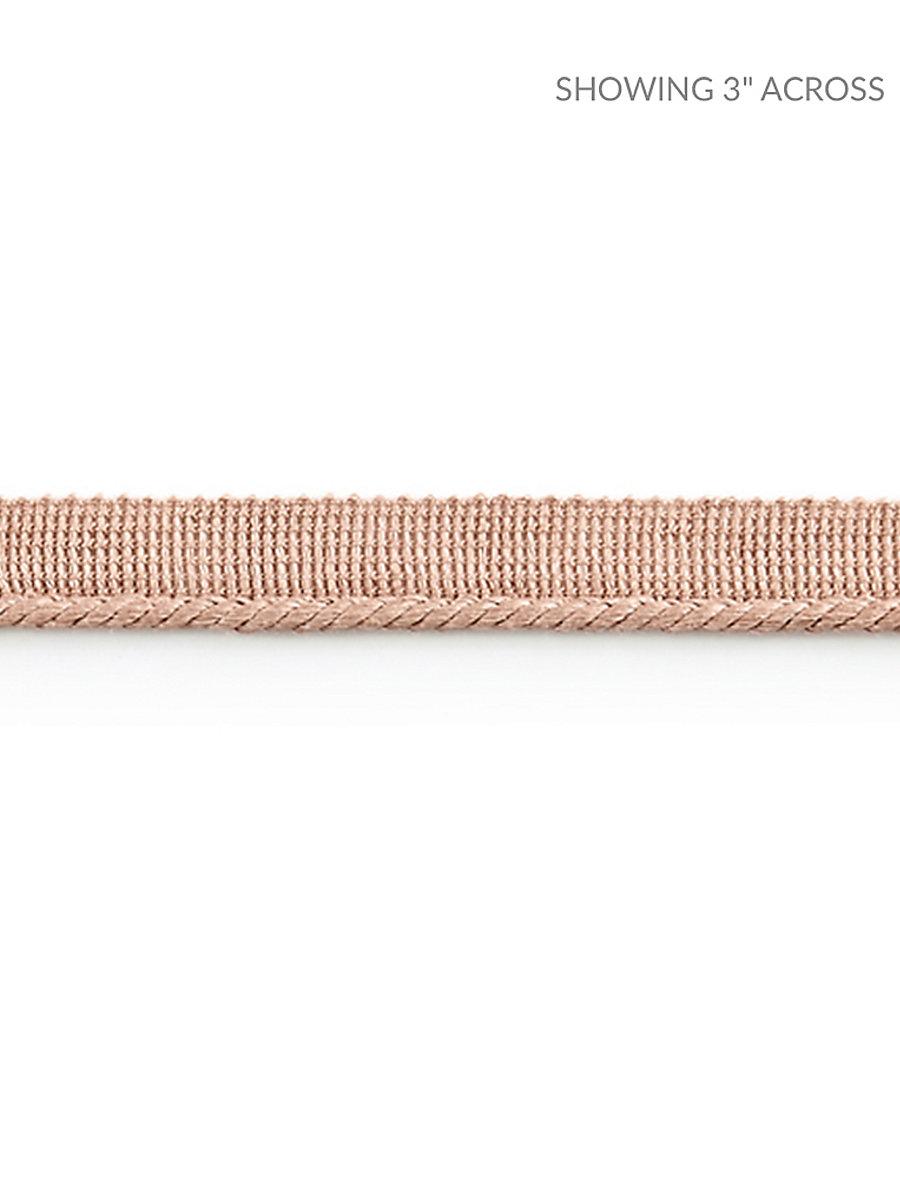 Scalamandre Sanna Linen Cord Blush Trim