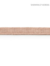 Scalamandre Sanna Linen Cord Blush Trim