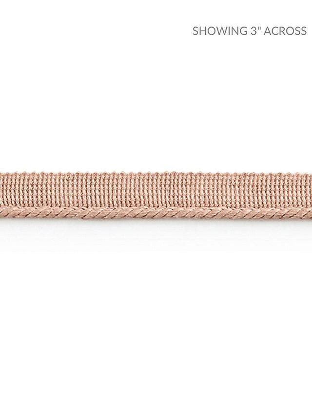 Scalamandre Sanna Linen Cord Blush Trim