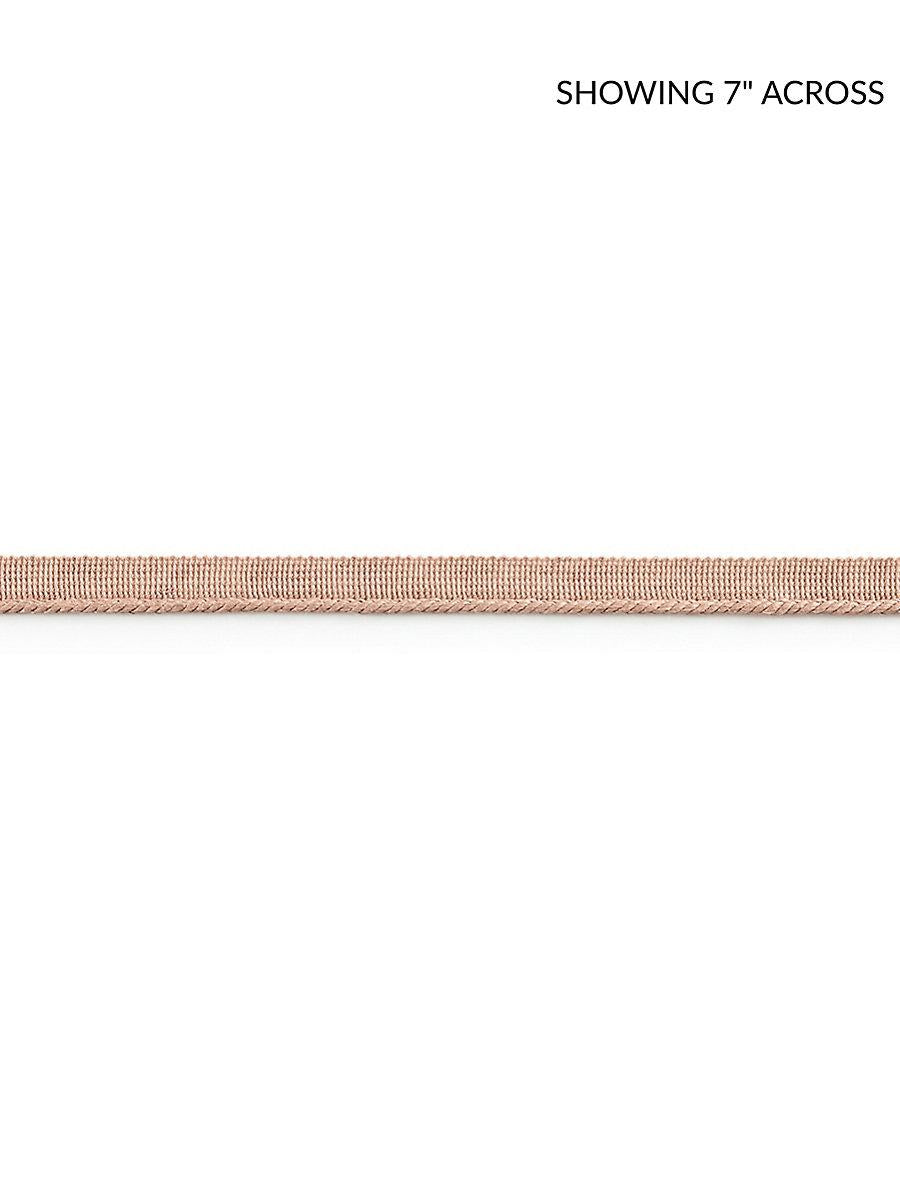 Scalamandre Sanna Linen Cord Blush Trim