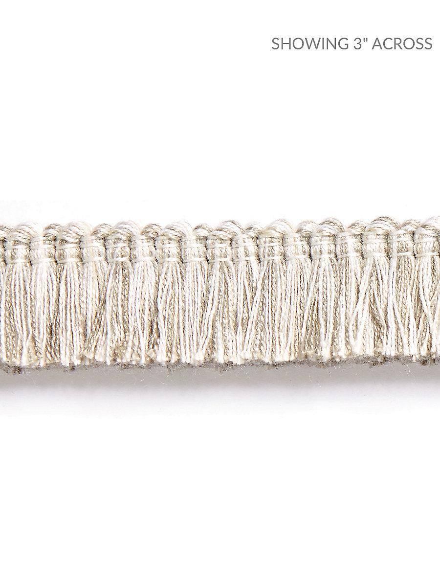Scalamandre Gardiner Brush Fringe Linen Trim