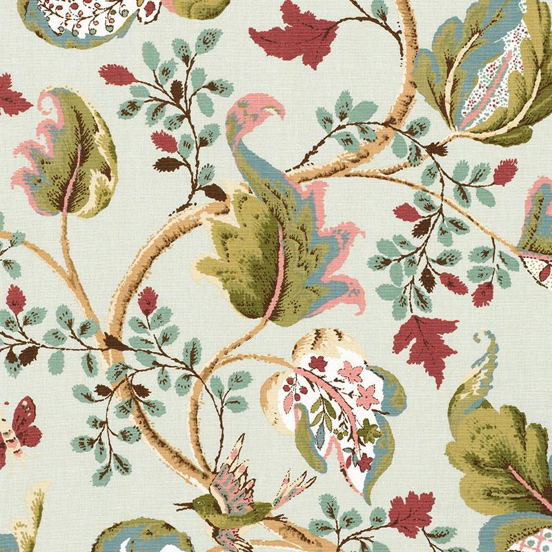 Schumacher Fox Hollow Robin'S Egg Fabric
