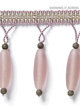 Scalamandre Vionnet Beaded Fringe Lavender Trim