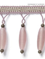 Scalamandre Vionnet Beaded Fringe Lavender Trim