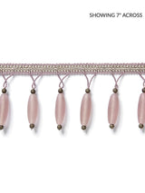 Scalamandre Vionnet Beaded Fringe Lavender Trim