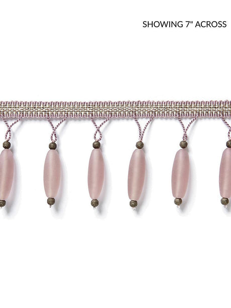 Scalamandre Vionnet Beaded Fringe Lavender Trim
