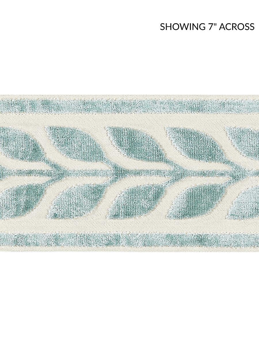 Scalamandre Vigne Velvet Tape Aquamarine Trim