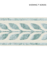 Scalamandre Vigne Velvet Tape Aquamarine Trim