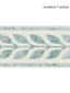 Scalamandre Vigne Velvet Tape Aquamarine Trim