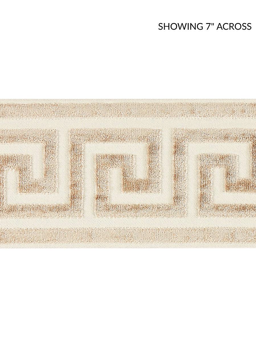 Scalamandre Greek Key Velvet Tape Fawn Trim