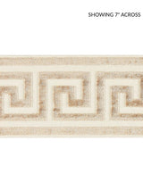 Scalamandre Greek Key Velvet Tape Fawn Trim
