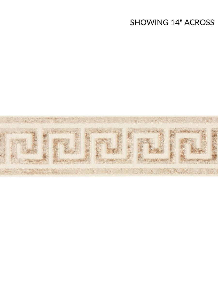 Scalamandre Greek Key Velvet Tape Fawn Trim