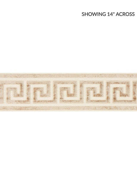 Scalamandre Greek Key Velvet Tape Fawn Trim